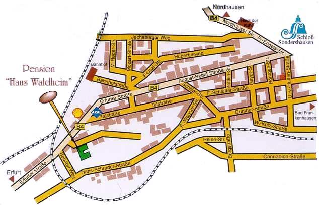 Stadtplan Sondershausen